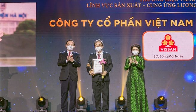 (VISSAN) được UBND TP.HCM trao giải Thương hiệu Vàng năm 2021