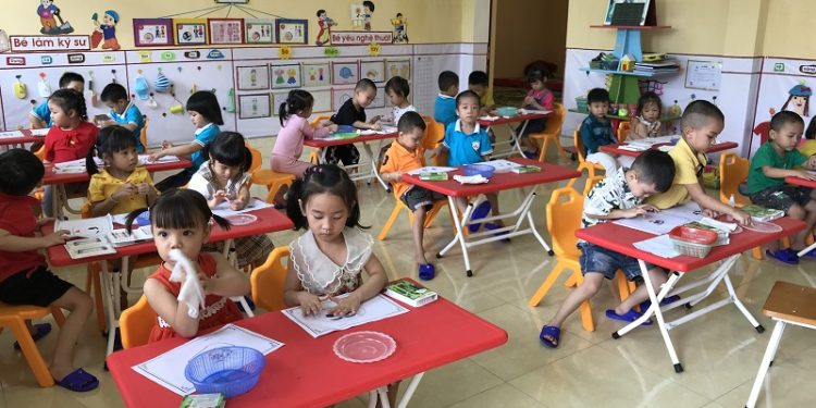 Chuẩn mầm non 5 tuổi: Bảo đảm sự phát triển toàn diện