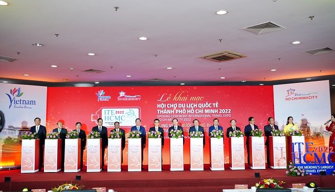 Khai mạc hội chợ Du lịch quốc tế TP.HCM lần thứ 16 (ITE HCMC 2022) với chủ đề “Cùng vững bước, cùng đi lên” (Growing Forward Together)