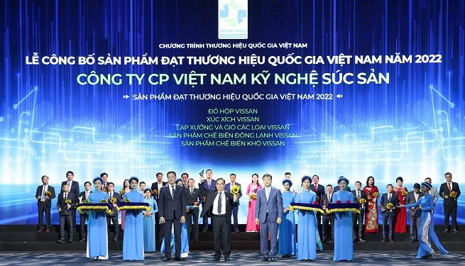 Công Ty Cổ Phần Việt Nam Kỹ Nghệ Súc Sản VISSAN tự hào là Thương Hiệu Quốc Gia Việt Nam Năm 2022