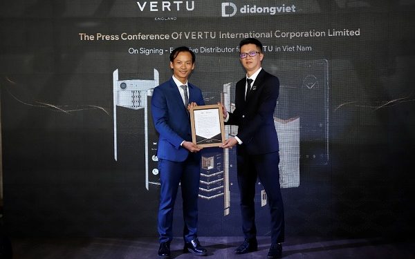 Di Động Việt ký kết hợp tác với Vertu Global, độc quyền phân phối Vertu chính hãng tại Việt Nam