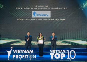Vượt qua hàng trăm doanh nghiệp, VitaDairy vào top 10 Doanh nghiệp uy tín nhất Việt Nam