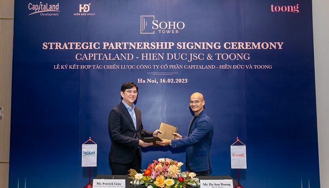 CapitaLand Development hợp tác với Toong phát triển không gian làm việc chung đầu tiên trong mô hình dự án SOHO tại SOHO @ Heritage West Lake