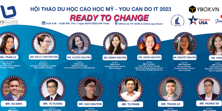 Hội thảo du học Mỹ- You Can it 2023- Ready To Change đã trở lại