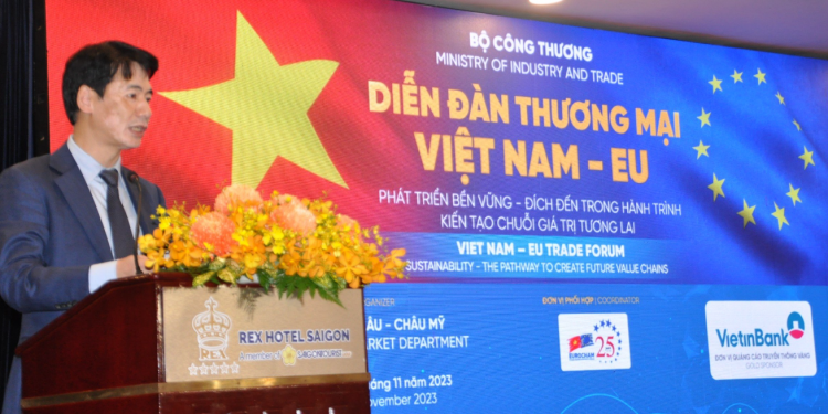 Diễn đàn thương mại Việt Nam – EU năm 2023 với chủ đề “Phát triển bền vững