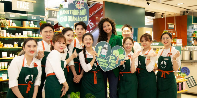 The Body Shop Việt Nam đã chính thức khai trương cửa hàng  thứ 38 tại trung tâm thương mại Vincom Đồng Khởi