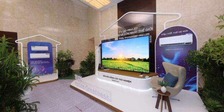 TCL dẫn đầu đẳng cấp trải nghiệm thông qua đổi mới công nghệ trên điều hòa và tivi mini LED lớn nhất thế giới