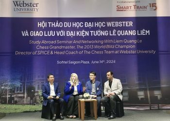 Hội thảo học bổng du học đại học Webster và giao lưu với đại kiện tướng Lê Quang Liêm