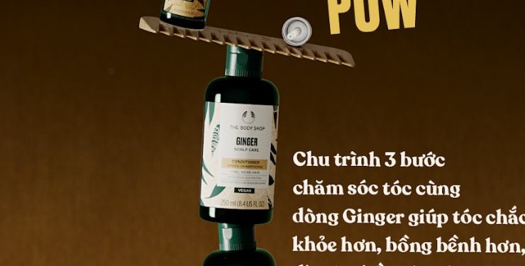 The Body Shop  ra mắt dòng chăm sóc tóc thuần chay Ginger mới sức mạnh từ rễ Gừng Madagascar