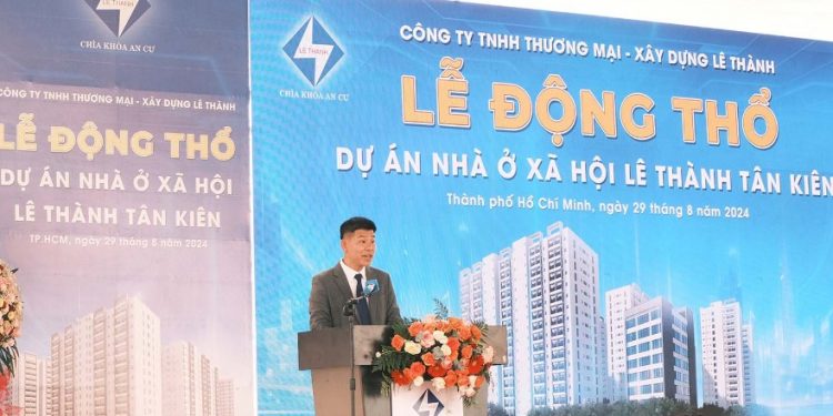 TP HCM Lễ động thổ dự án nhà ở xã hội Lê Thành gần 1.500 căn hộ