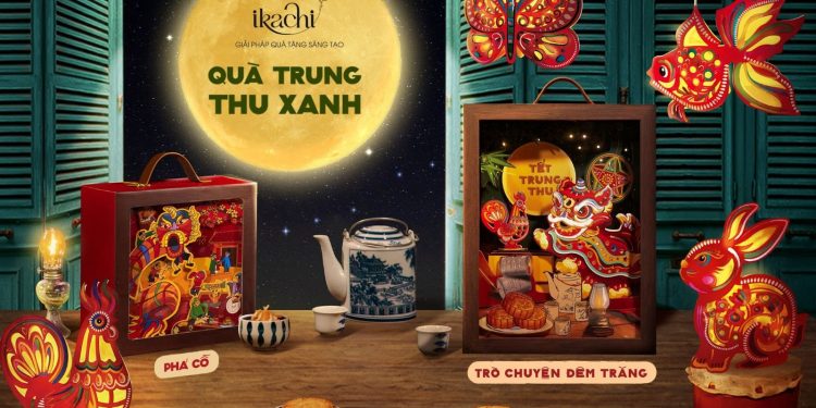 Bộ sưu hộp quà Trung Thu xanh Ikachi chạm cảm xúc với nhiều giá trị nhân văn
