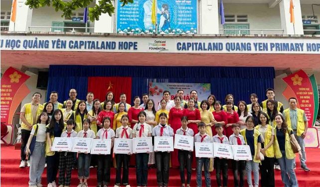 CapitaLand cam kết tài trợ học bổng dài hạn cho 30 học sinh tại Việt Nam