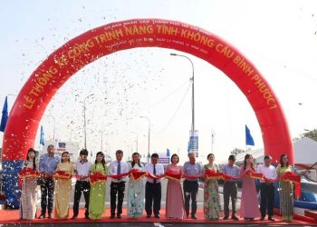 Chính thức thông xe cầu Bình Phước 1 sau 2 tháng thi công