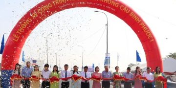 Chính thức thông xe cầu Bình Phước 1 sau 2 tháng thi công