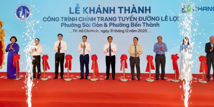 Khánh thành công trình chỉnh trang đường Lê Lợi sau 20 ngày thi công ‘thần tốc’