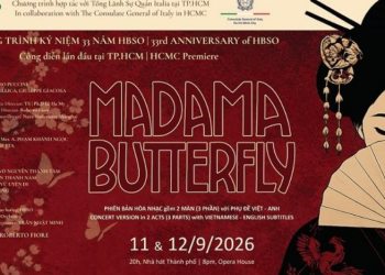 HBSO CÔNG DIỄN LẦN ĐẦU TIÊN KIỆT TÁC OPERA “MADAMA BUTTERFLY” PHIÊN BẢN HÒA NHẠC SÂN KHẤU TẠI TP. HỒ CHÍ MINH
